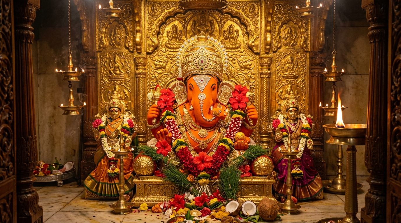 श्री सिद्धिविनायक मंदिर लाइव दर्शन (मुंबई)