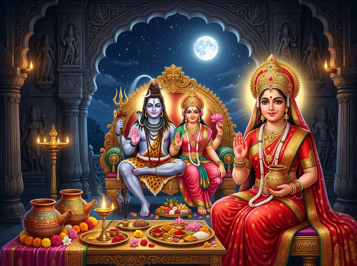 करवा चौथ व्रत कथा एवं पूजा विधान